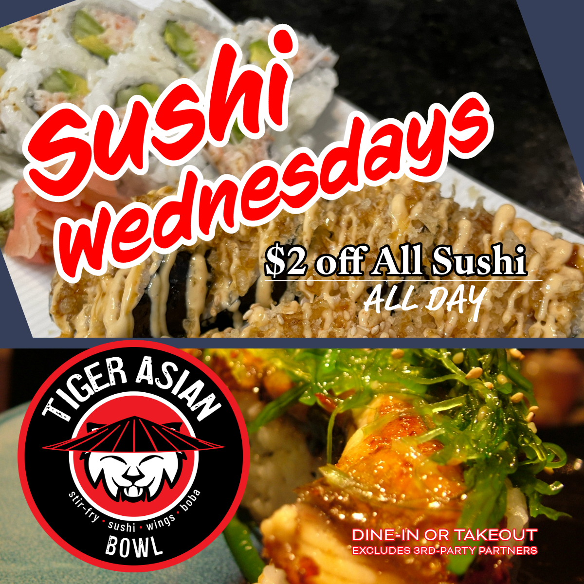 Sushi Wednesdays